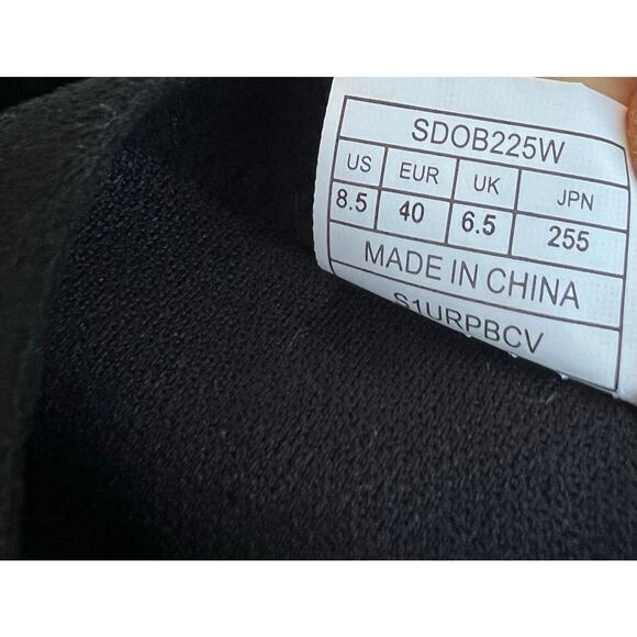 NWOT DREAM PAIRS Black Vegan Suede Thigh High Over the Knee Chunky Heel Boot 8.5 - Picture 9 of 9